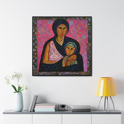 Mary and the Child 20, Valentinii, Gallery Canvas Wraps, Square Frame