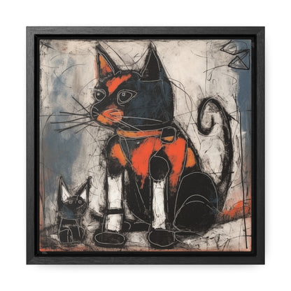 Cat 33, Gallery Canvas Wraps, Square Frame