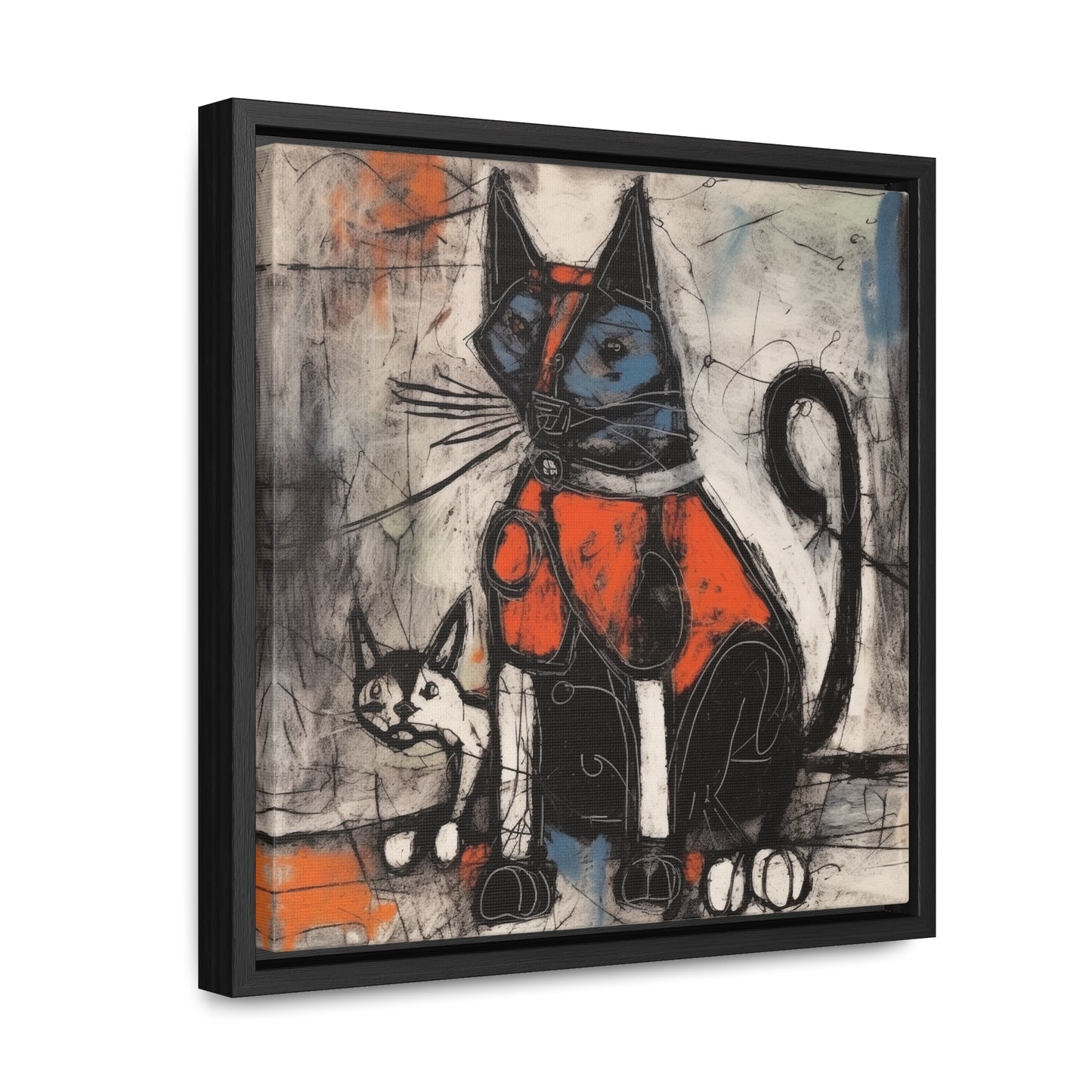 Cat 89, Gallery Canvas Wraps, Square Frame