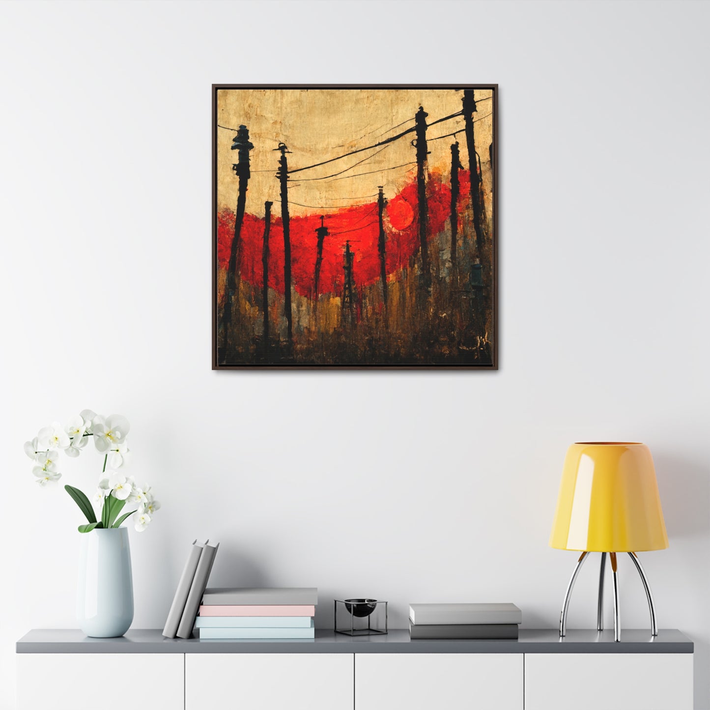 Land of the Sun 30, Valentinii, Gallery Canvas Wraps, Square Frame