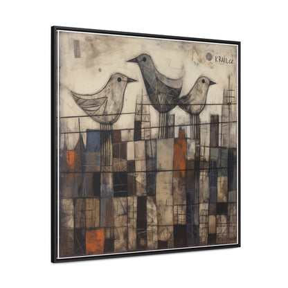 Bird 24, Gallery Canvas Wraps, Square Frame