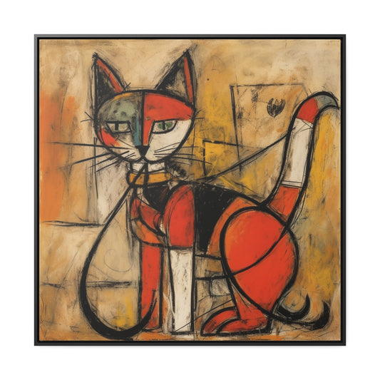 Cat 66, Gallery Canvas Wraps, Square Frame