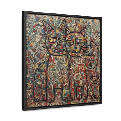 Cat 4, Gallery Canvas Wraps, Square Frame