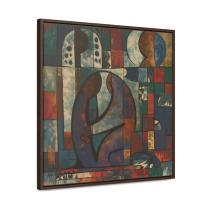 Sad Man 11, Valentinii, Gallery Canvas Wraps, Square Frame