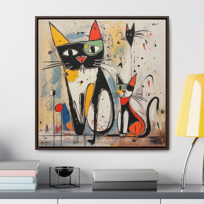 Cat 41, Gallery Canvas Wraps, Square Frame