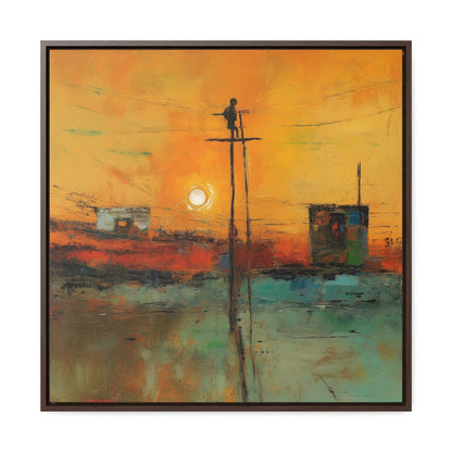 Land of the Sun 81, Valentinii, Gallery Canvas Wraps, Square Frame