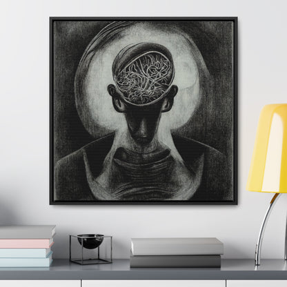 Brain, Valentinii, Gallery Canvas Wraps, Square Frame