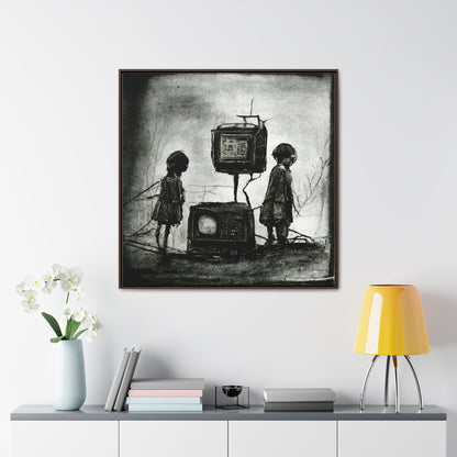 Childhood Wave 8, Valentinii, Gallery Canvas Wraps, Square Frame