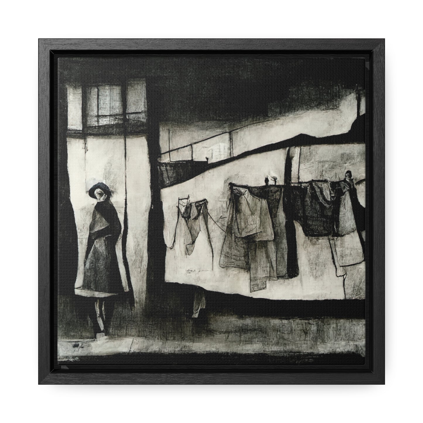 Domestic Memories 33, Valentinii, Gallery Canvas Wraps, Square Frame