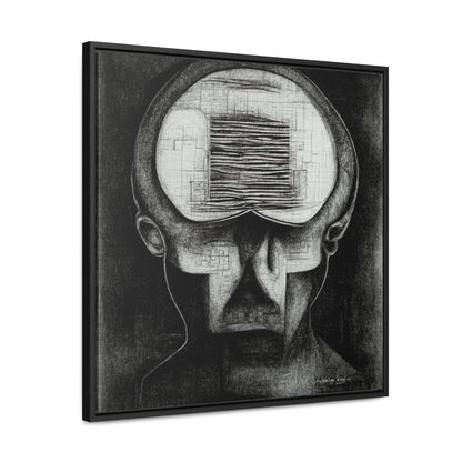 Brain 58, Valentinii, Gallery Canvas Wraps, Square Frame