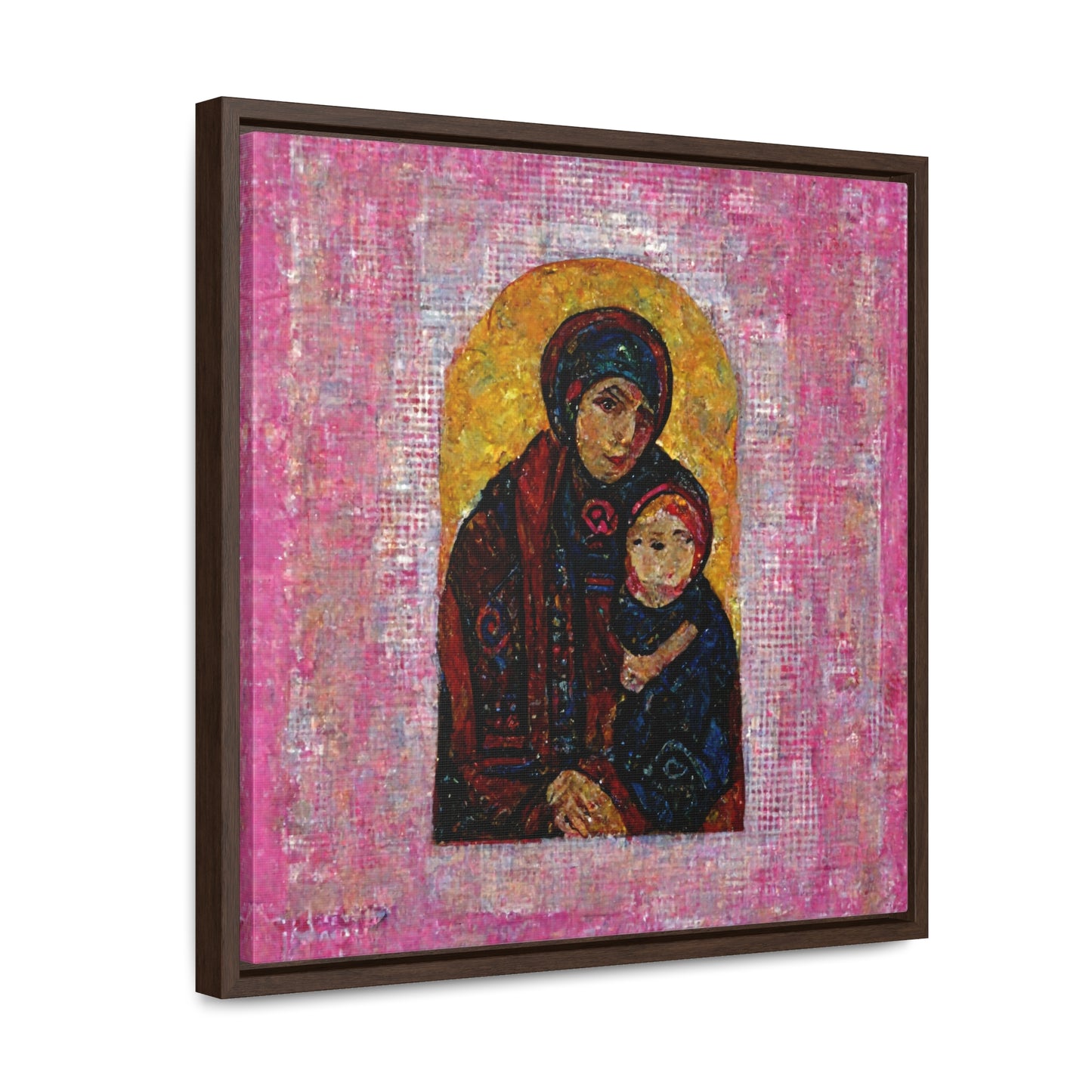 Mary and the Child 10, Valentinii, Gallery Canvas Wraps, Square Frame