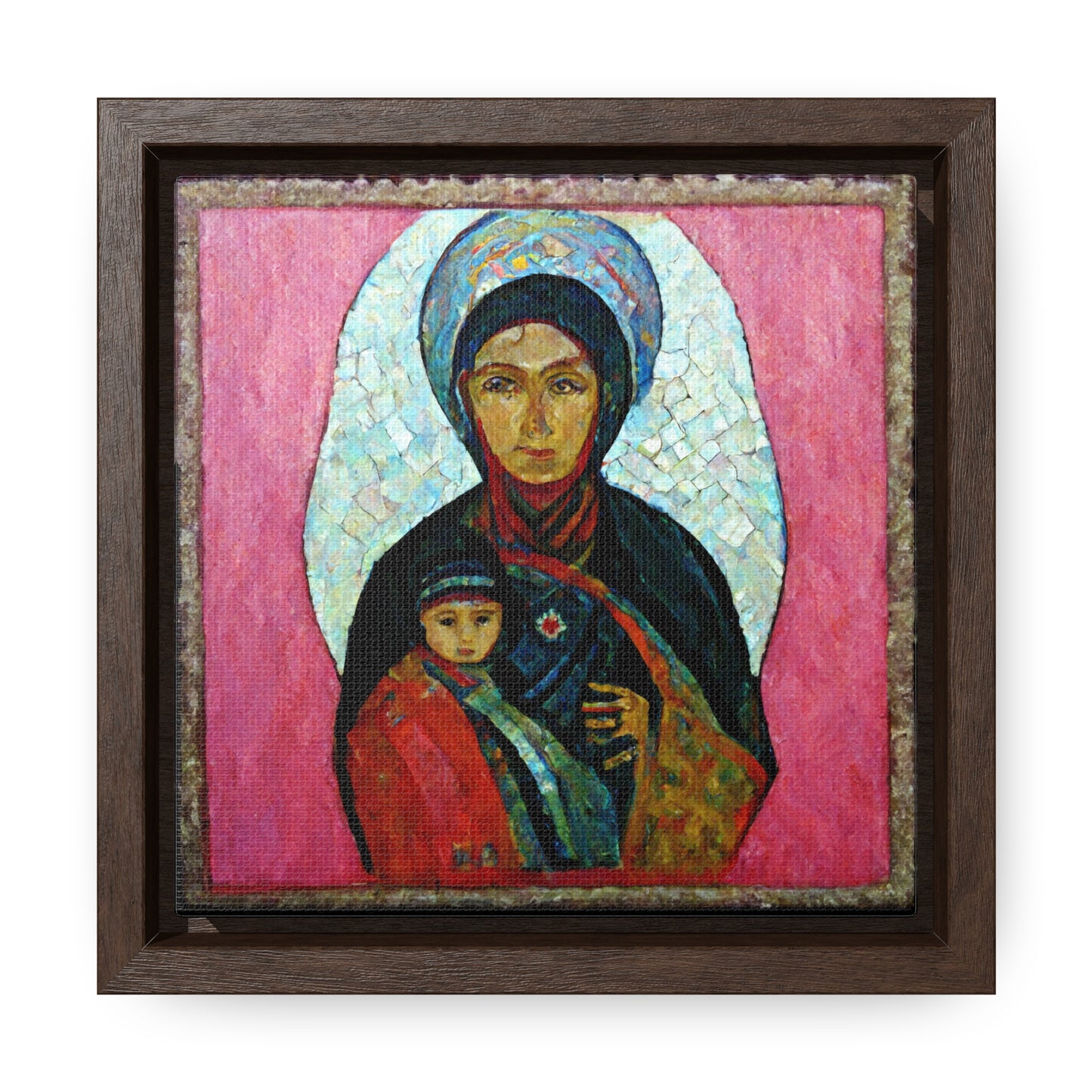 Mary and the Child 11, Valentinii, Gallery Canvas Wraps, Square Frame