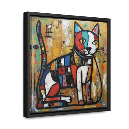 Cat 104, Gallery Canvas Wraps, Square Frame