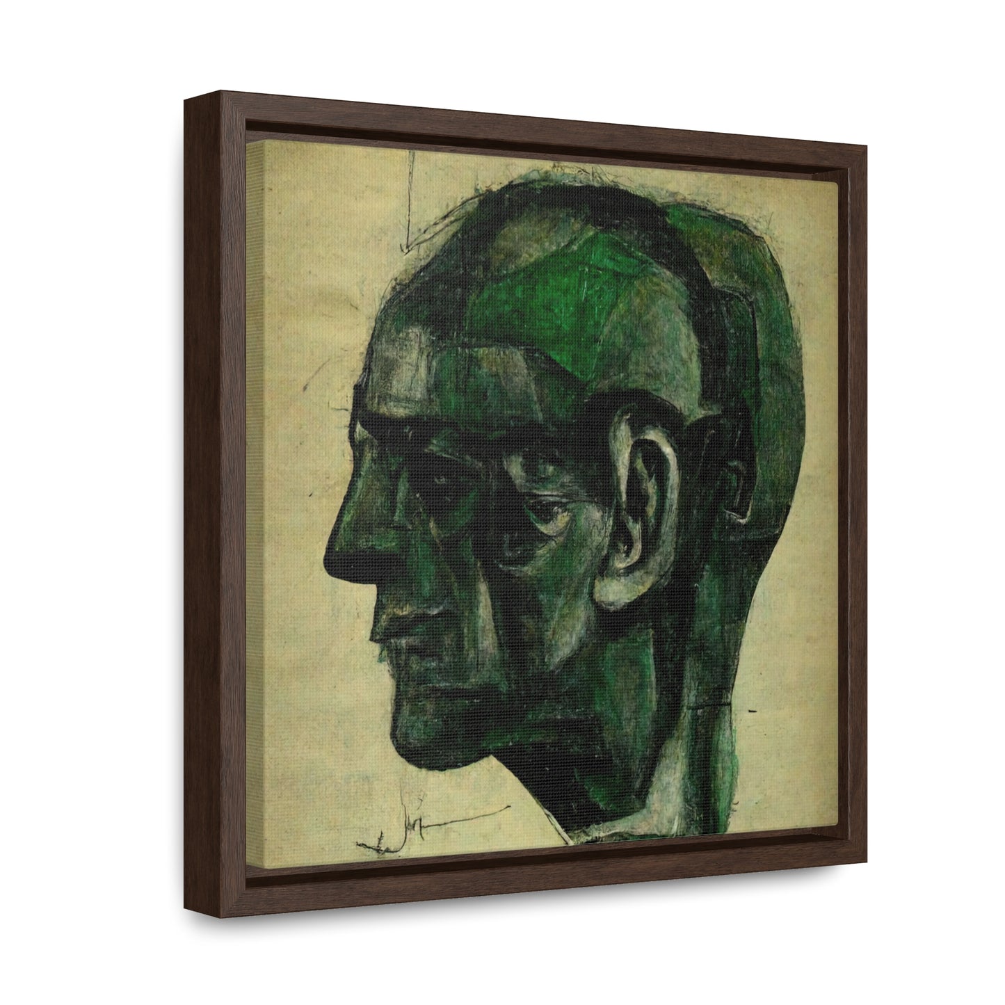 Heads 7, Valentinii, Gallery Canvas Wraps, Square Frame