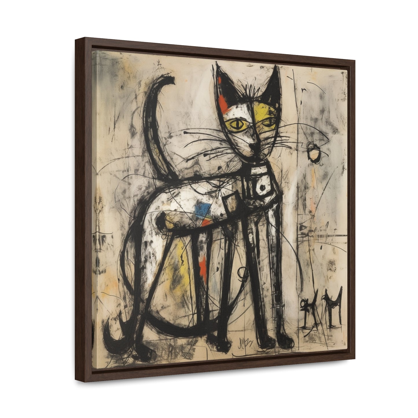 Cat 49, Gallery Canvas Wraps, Square Frame