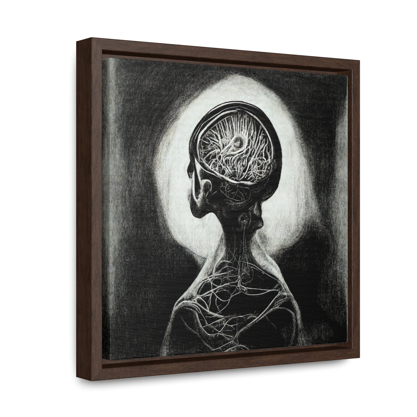 Brain 5, Valentinii, Gallery Canvas Wraps, Square Frame