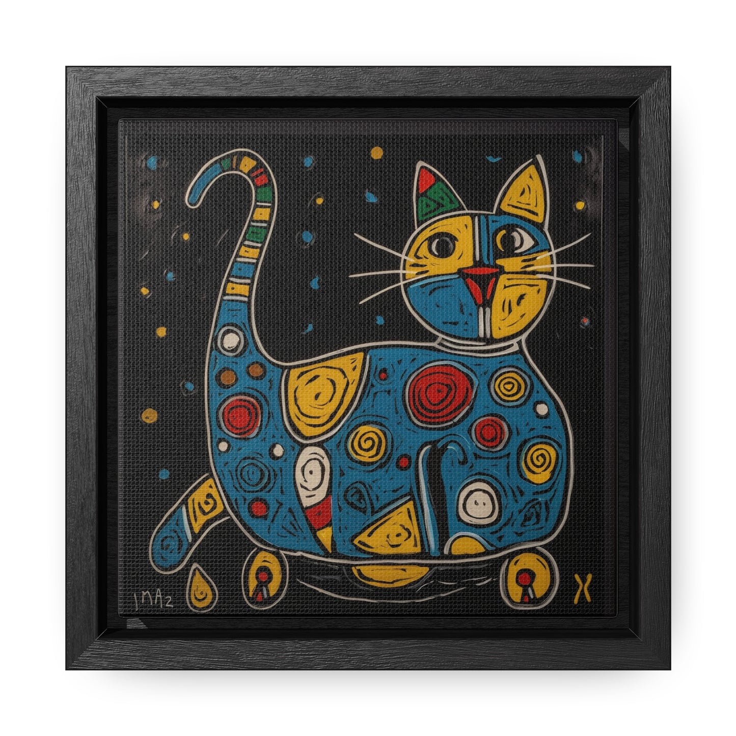 Cat 106, Gallery Canvas Wraps, Square Frame