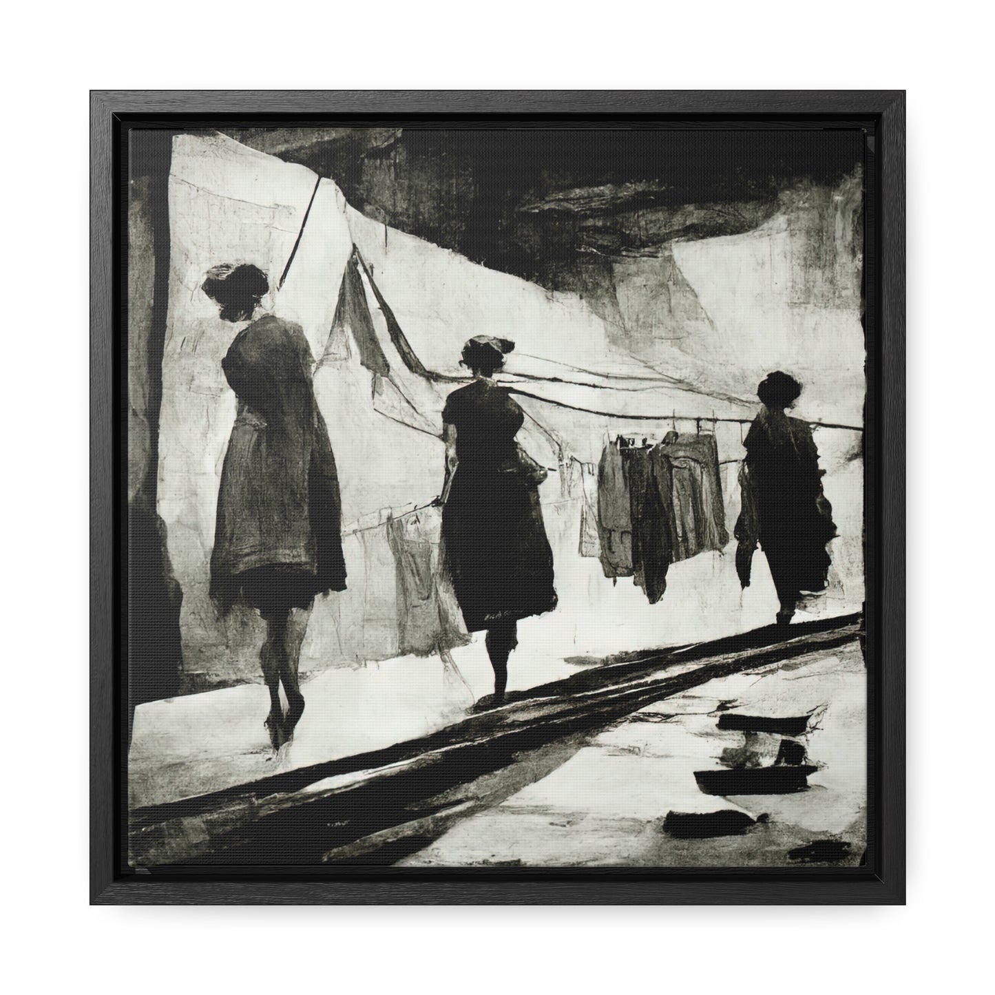 Domestic Memories 3, Valentinii, Gallery Canvas Wraps, Square Frame