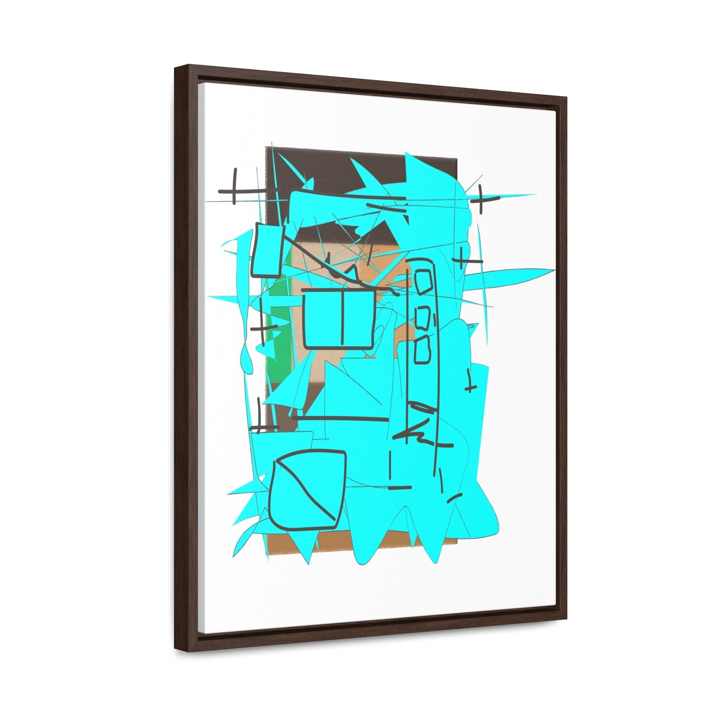 Naive City, Gallery Canvas Wraps, Vertical Frame