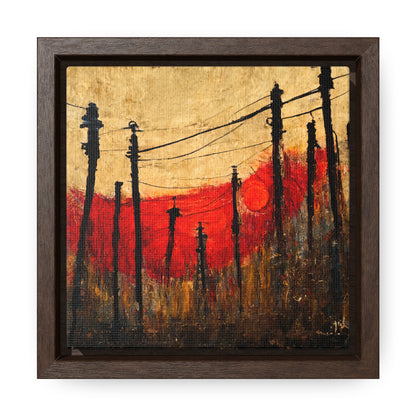 Land of the Sun 23, Valentinii, Gallery Canvas Wraps, Square Frame