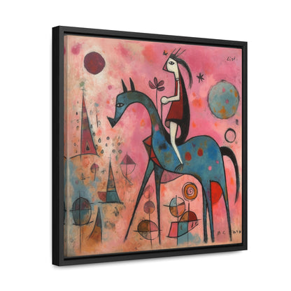 The Dreams of the Child 4, Gallery Canvas Wraps, Square Frame