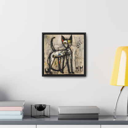 Cat 49, Gallery Canvas Wraps, Square Frame