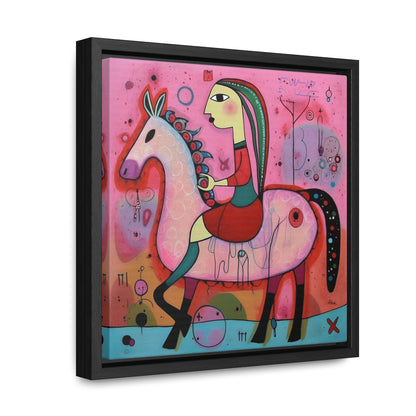 The Dreams of the Child 10, Gallery Canvas Wraps, Square Frame