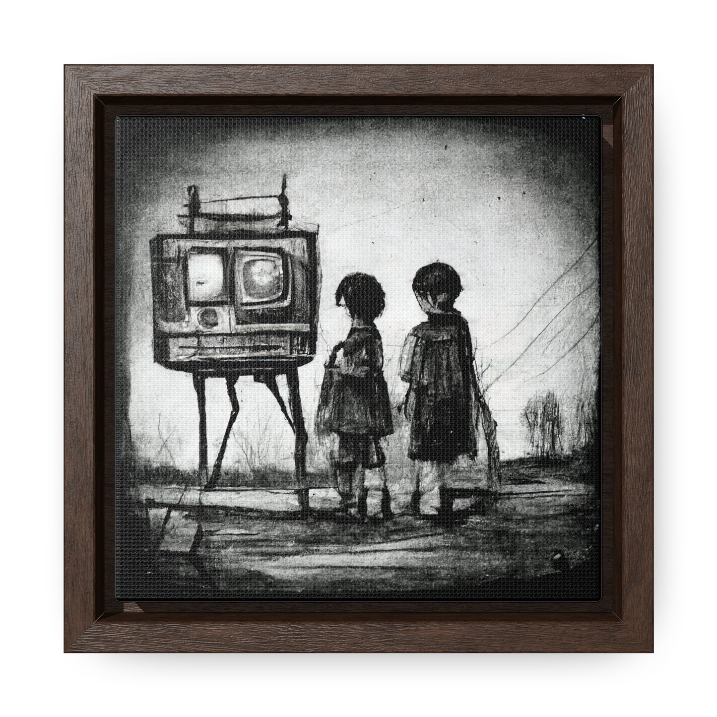 Childhood Wave 7, Valentinii, Gallery Canvas Wraps, Square Frame