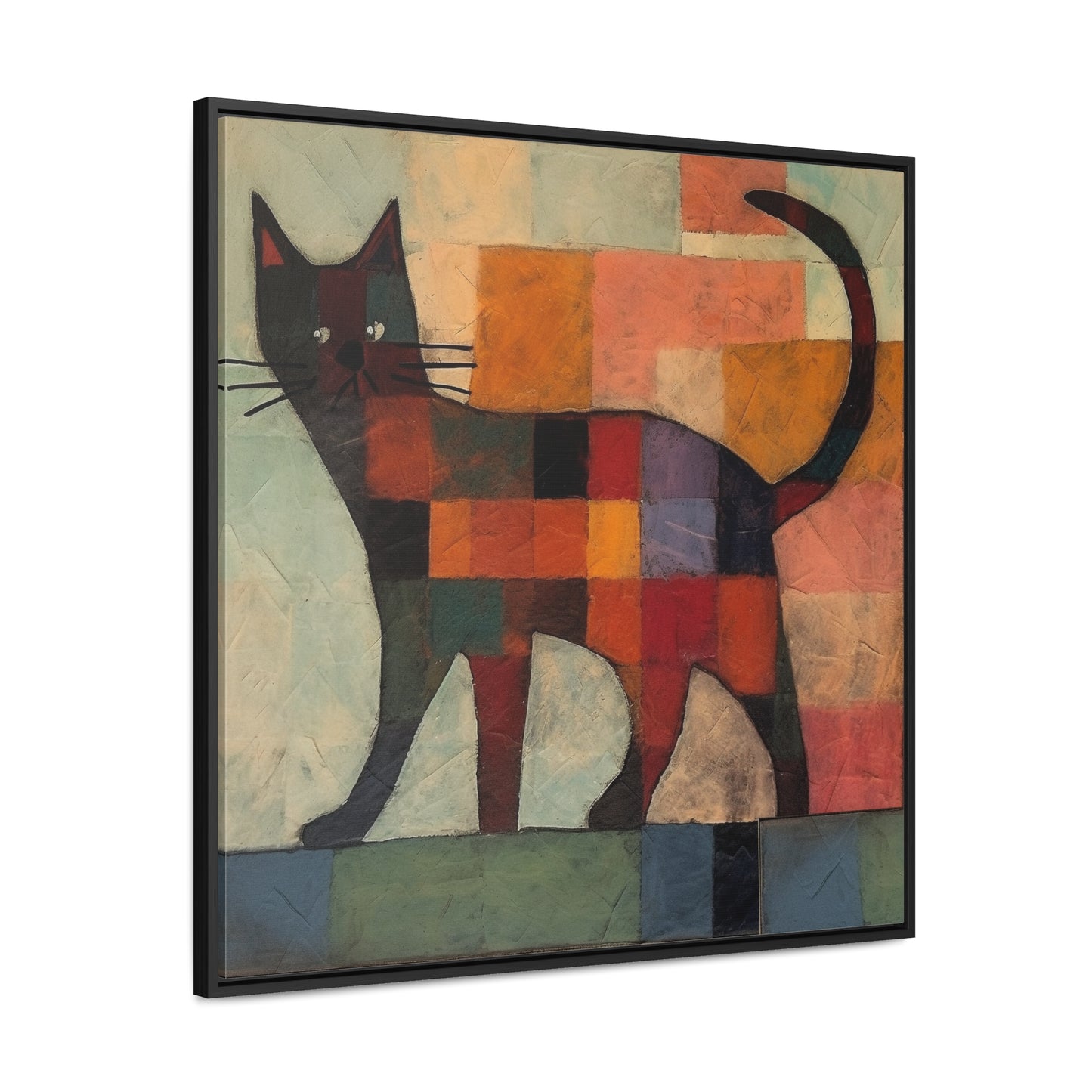 Cat 24, Gallery Canvas Wraps, Square Frame