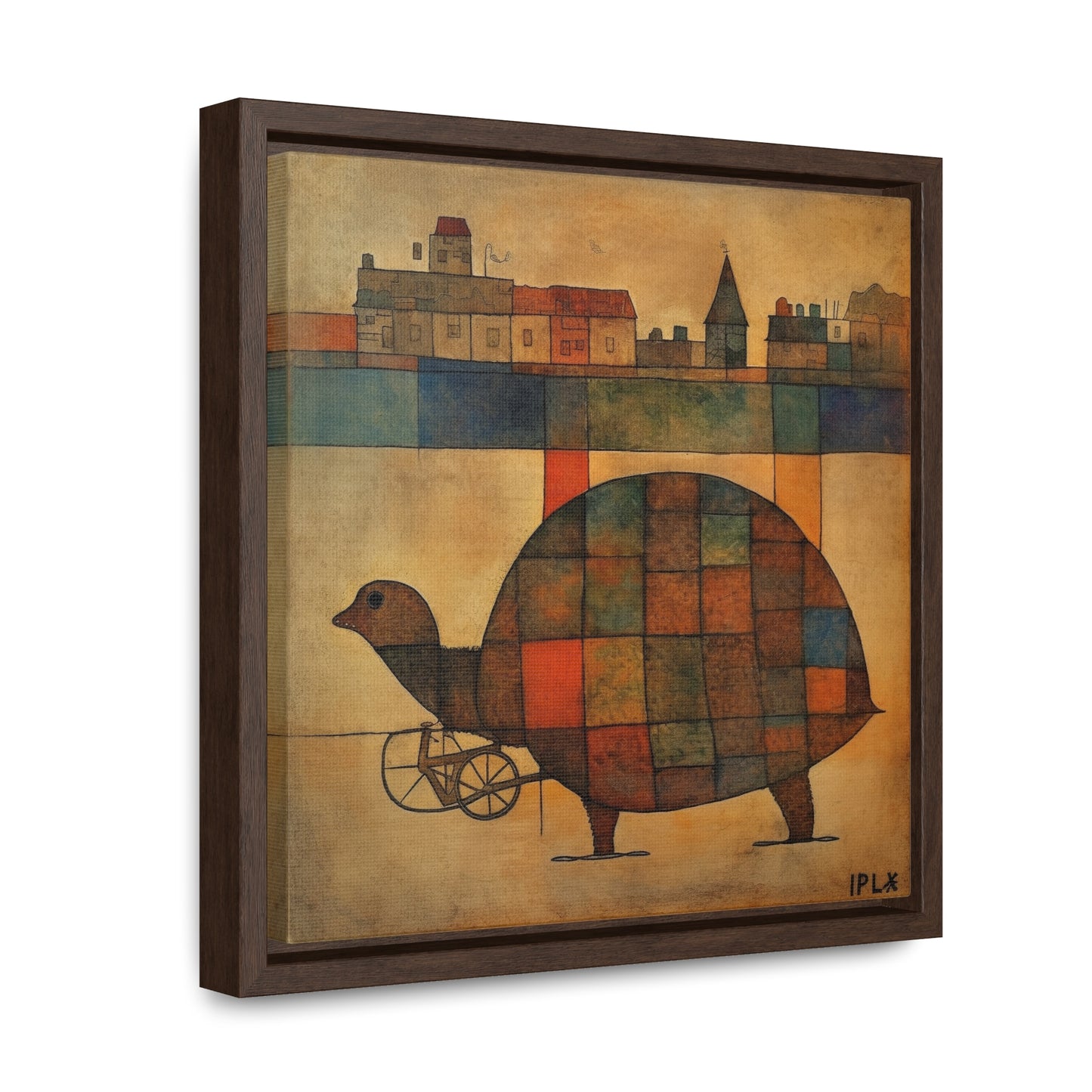 Turtle 17, Gallery Canvas Wraps, Square Frame