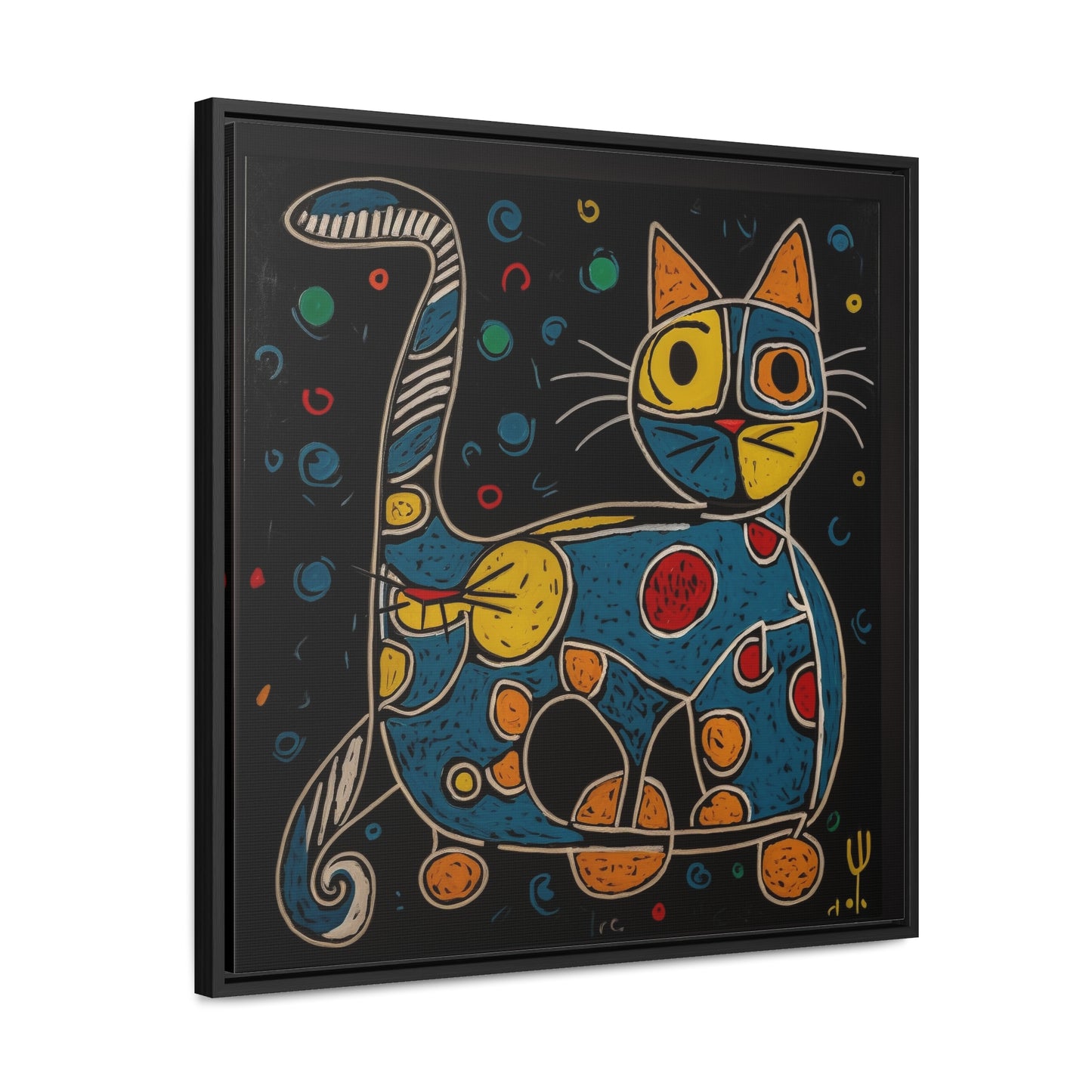 Cat 119, Gallery Canvas Wraps, Square Frame