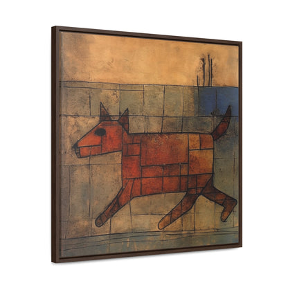 V Dog 9, Gallery Canvas Wraps, Square Frame