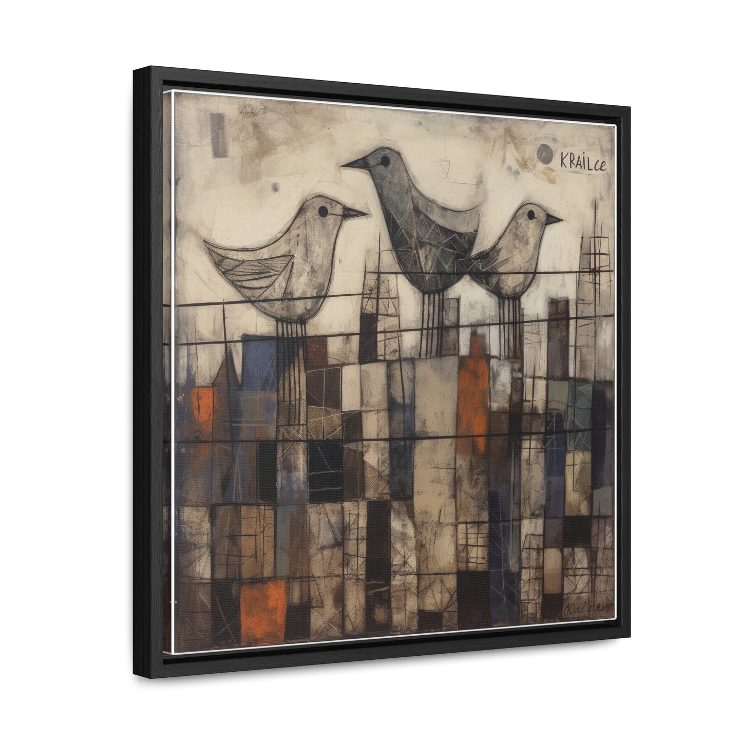 Bird 24, Gallery Canvas Wraps, Square Frame