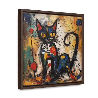 Cat 105, Gallery Canvas Wraps, Square Frame