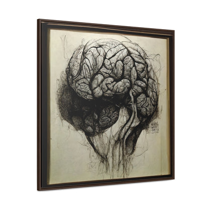 Brain 56, Valentinii, Gallery Canvas Wraps, Square Frame