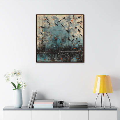 Bird 21, Gallery Canvas Wraps, Square Frame