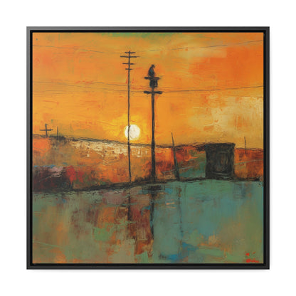 Land of the Sun 48, Valentinii, Gallery Canvas Wraps, Square Frame