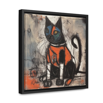 Cat 34, Gallery Canvas Wraps, Square Frame