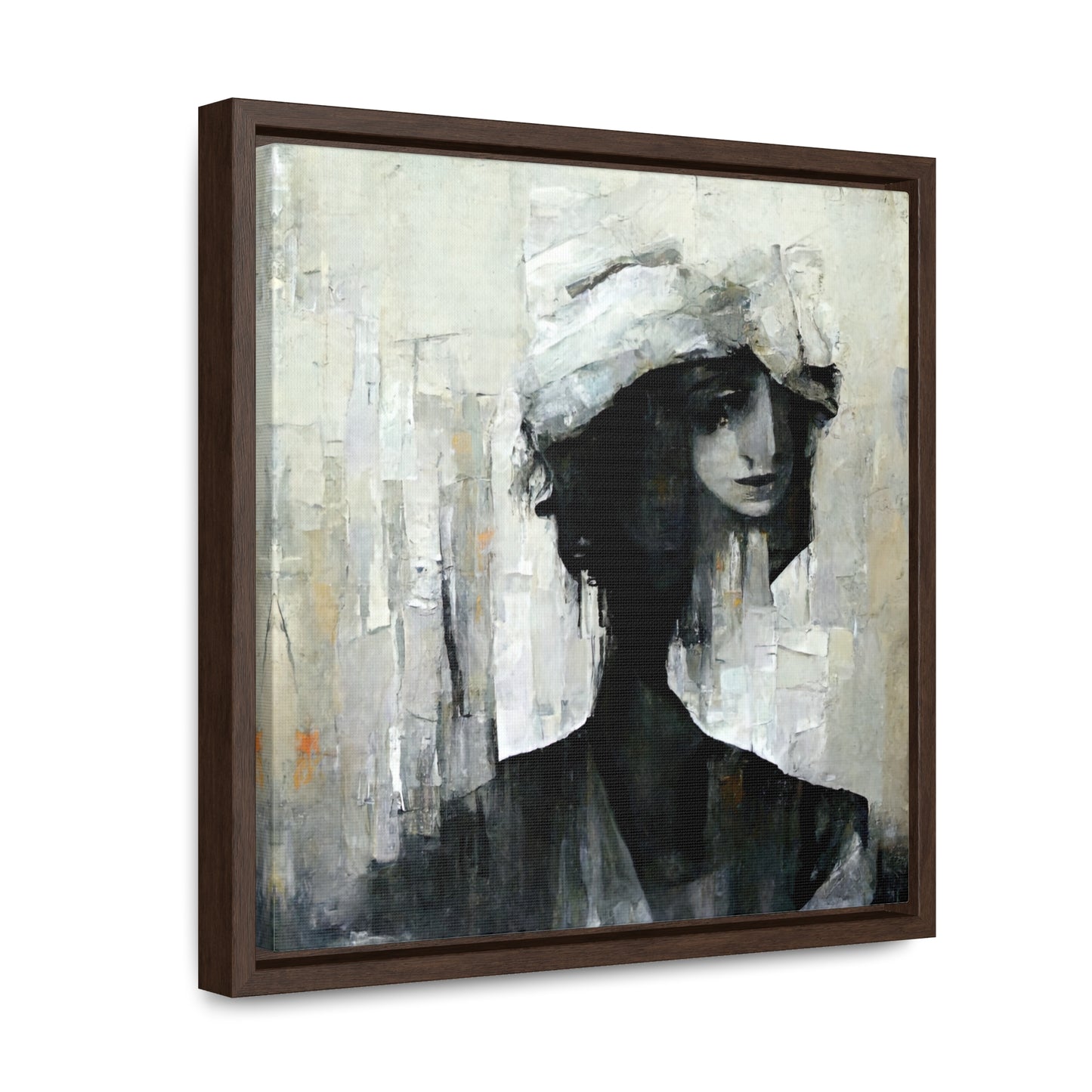 Forgotten Face 6, Valentinii, Gallery Canvas Wraps, Square Frame