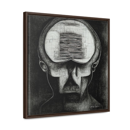 Brain 58, Valentinii, Gallery Canvas Wraps, Square Frame