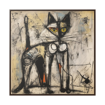 Cat 84, Gallery Canvas Wraps, Square Frame