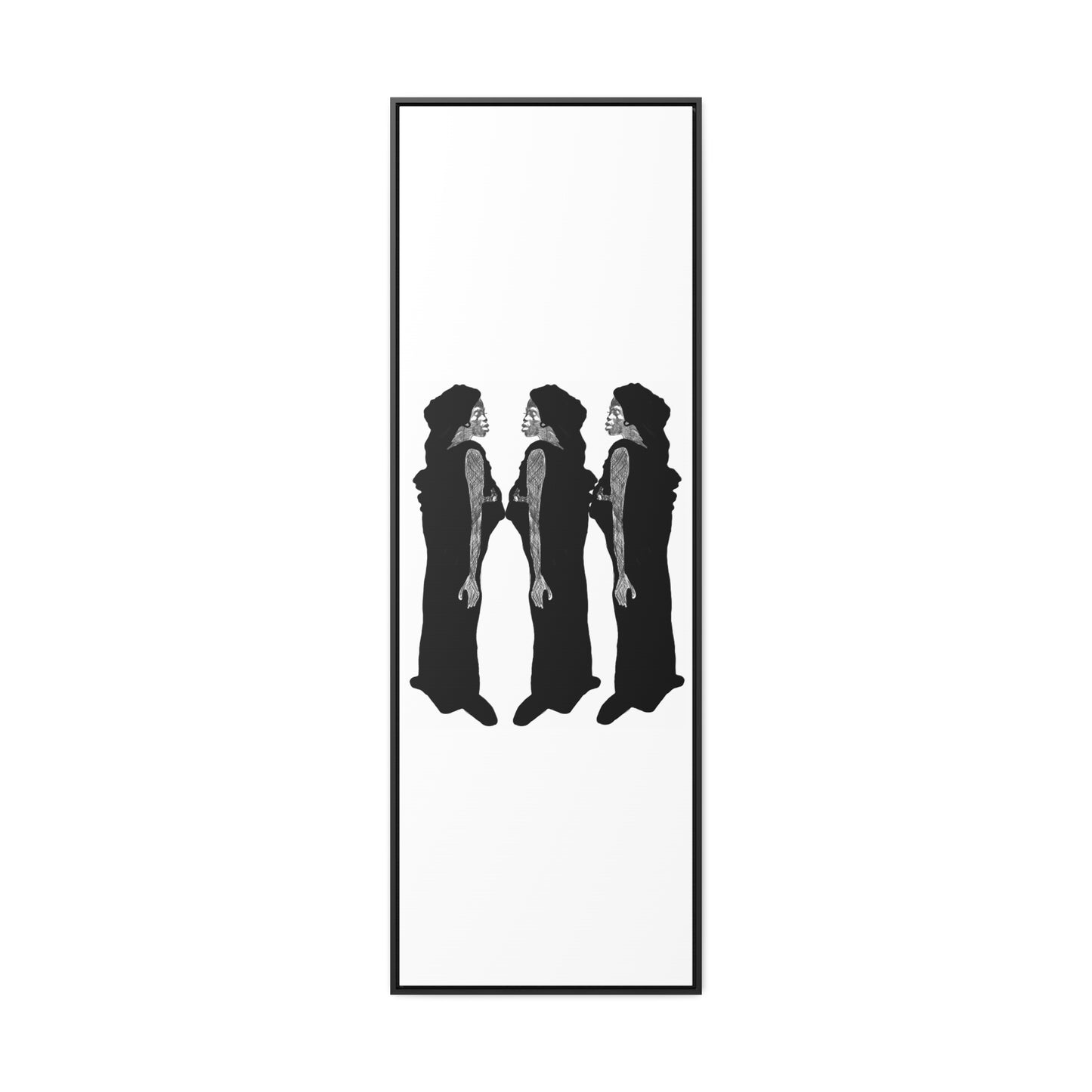 Three Women, Original Eduard Pavel, Gallery Canvas Wraps, Vertical Frame