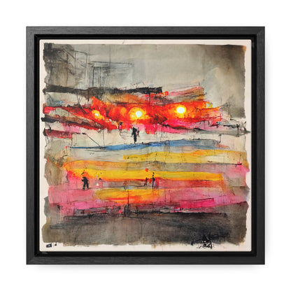 Land of the Sun 9, Valentinii, Gallery Canvas Wraps, Square Frame