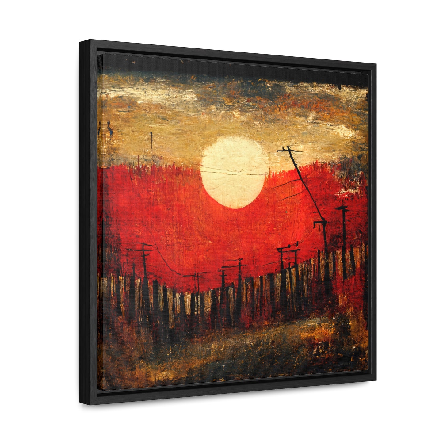 Land of the Sun 19, Valentinii, Gallery Canvas Wraps, Square Frame