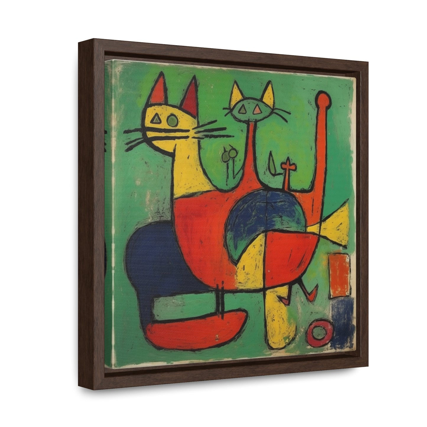 Cat 148, Gallery Canvas Wraps, Square Frame