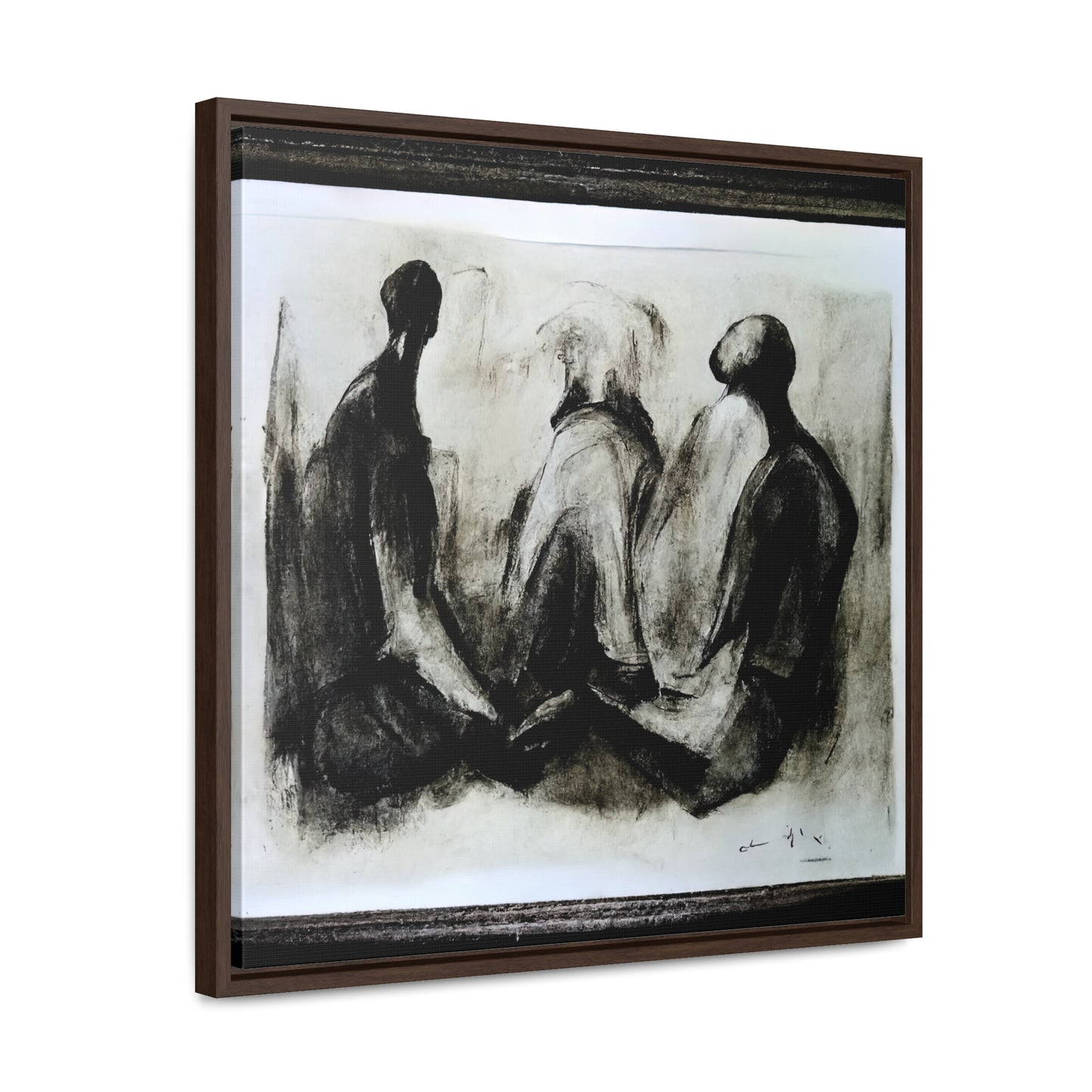 Palaeolithic Prayer 8, Valentinii, Gallery Canvas Wraps, Square Frame