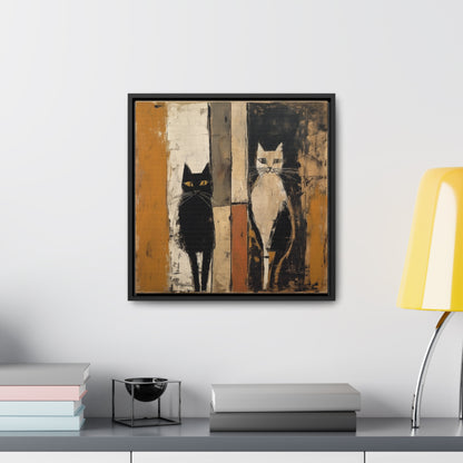 Cat 9, Gallery Canvas Wraps, Square Frame