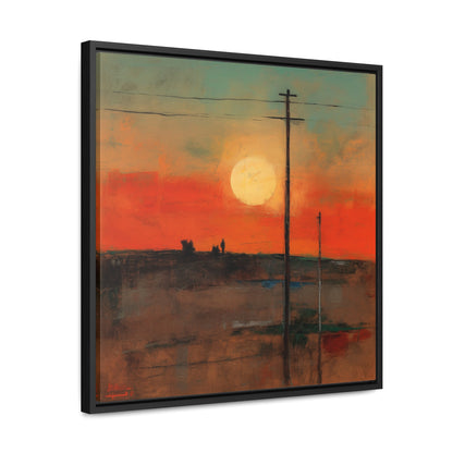 Land of the Sun 80, Valentinii, Gallery Canvas Wraps, Square Frame