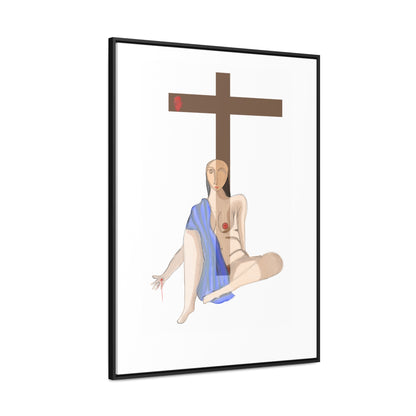 Cross, Original Eduard Pavel, Gallery Canvas Wraps, Vertical Frame