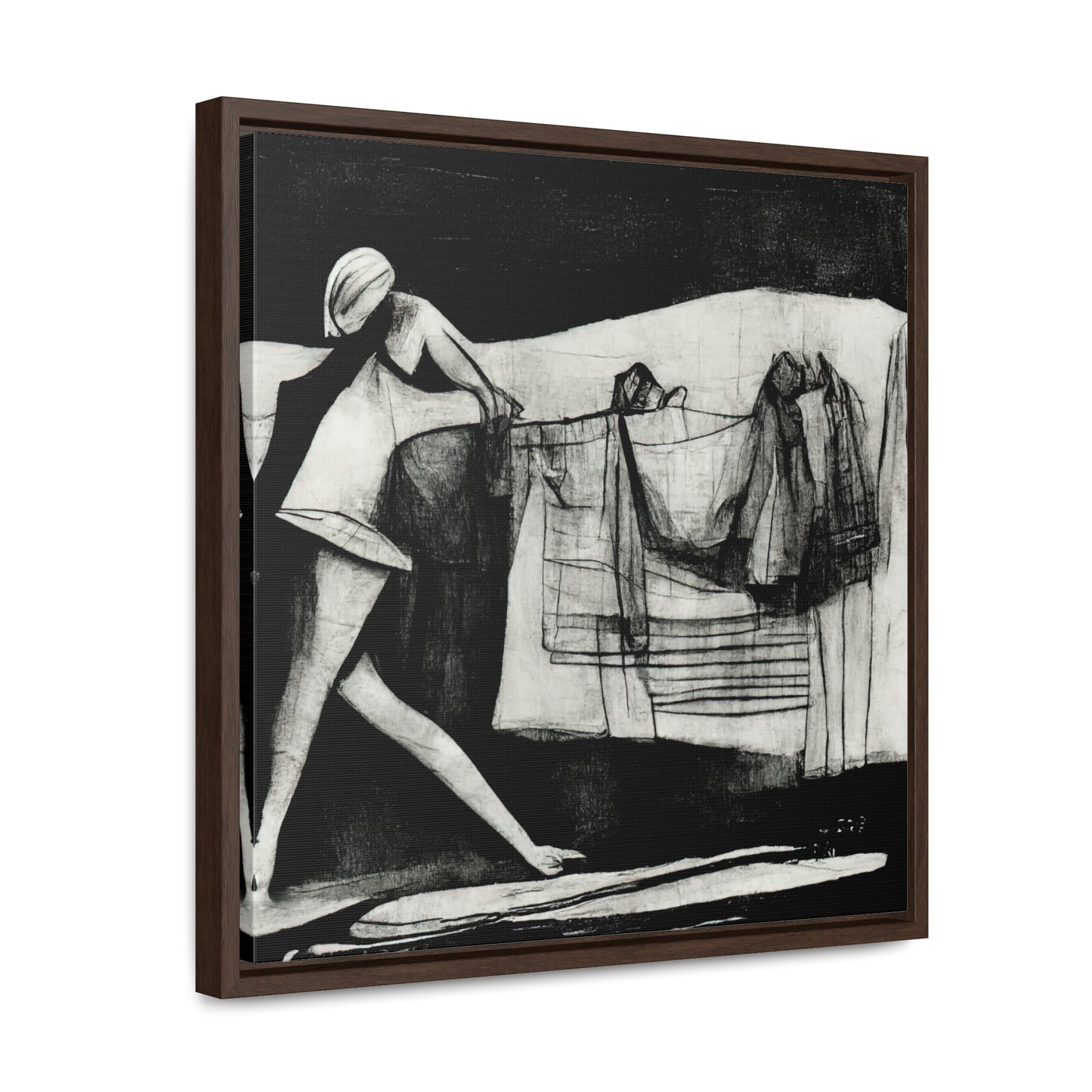 Domestic Memories 39, Valentinii, Gallery Canvas Wraps, Square Frame